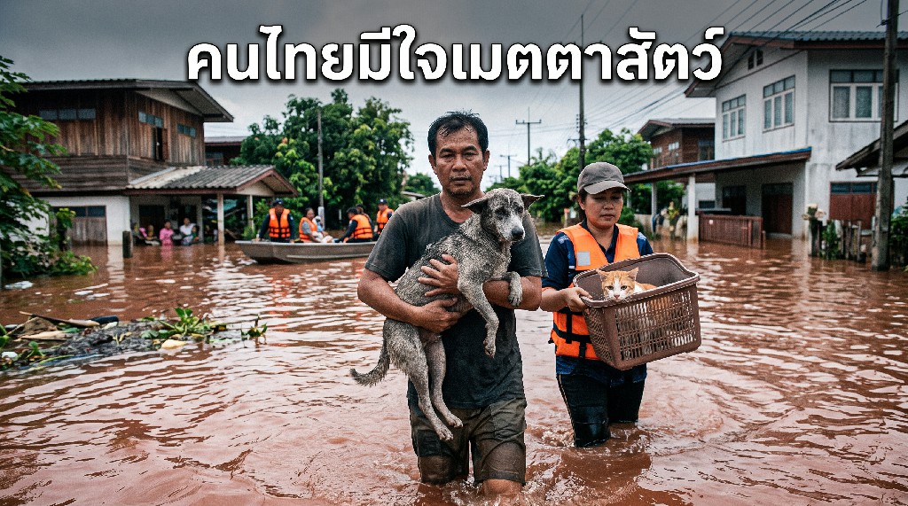 คนไทยมีใจเมตตาต่อสัตว์