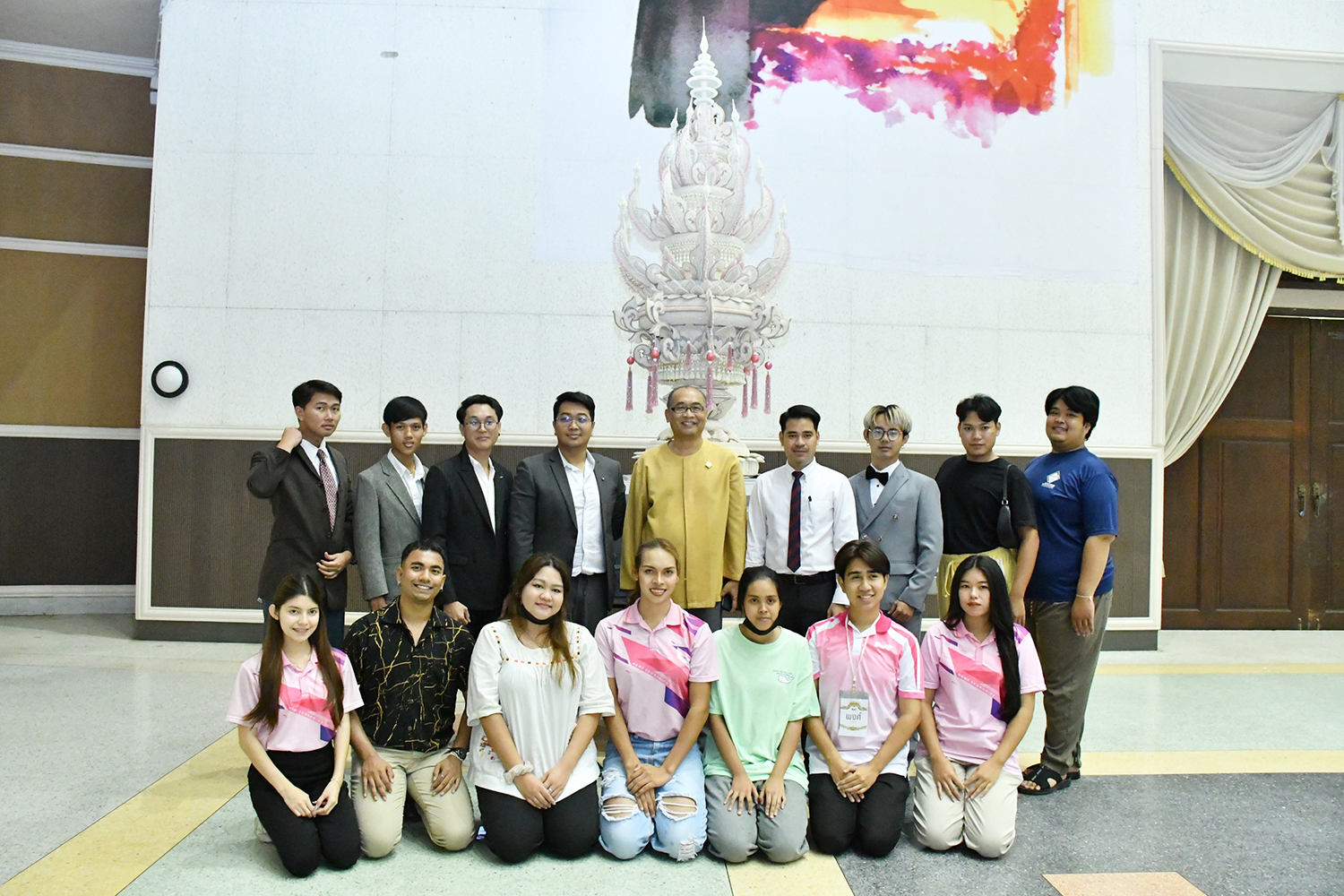 บายศรีผ้าใยกล้วย1