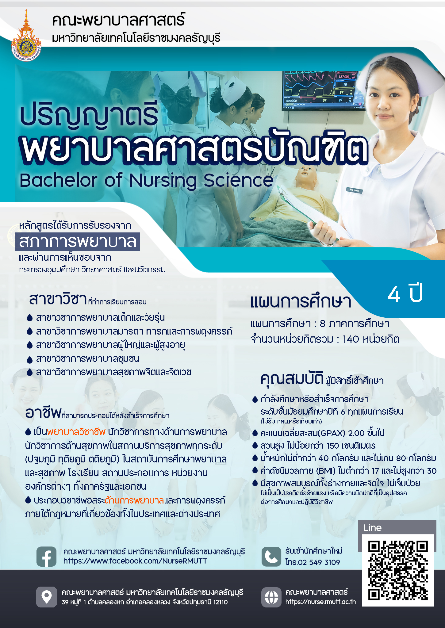 พยาบาลรับสมัคร นศ TCAS2 โควตา