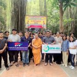 คณะวิศวกรรมศาสตร์ ร่วมกับหน่วยวิจัยวัสดุที่เป็นมิตรต่อสิ่งแวดล้อม มทร.ธัญบุรี และ มทร.รัตนโกสินทร์ จัดโครงการ “ถนนปูพื้นบุญ หนุนทางธรรม” สร้างพื้นที่ธรรมะจากวัสดุเหลือใช้