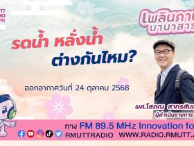 เพลินภาษานานาสาระ l รดน้ำ หลั่งน้ำ ต่างกันไหม?