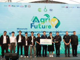 นศ.วิศวกรรมเครื่องกล คว้ารางวัล Popular Vote แลชมเชย จาก Young Agri Future 2025