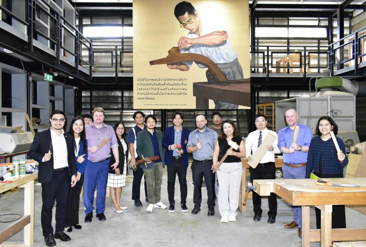 มทร.ธัญบุรี เยอรมนี สจล. พัฒนาหลักสูตร Bio Based Drywall Installation System