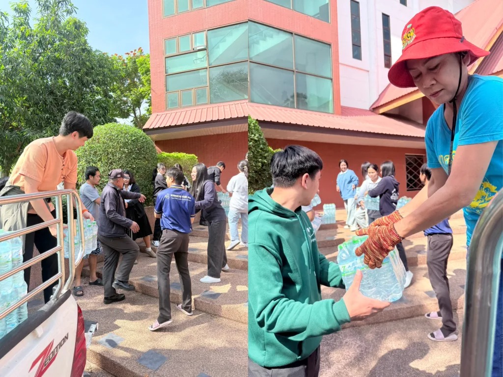 มทร.อีสาน เปิดศูนย์ช่วยเหลือพี่น้องชายแดนไทย–กัมพูชา