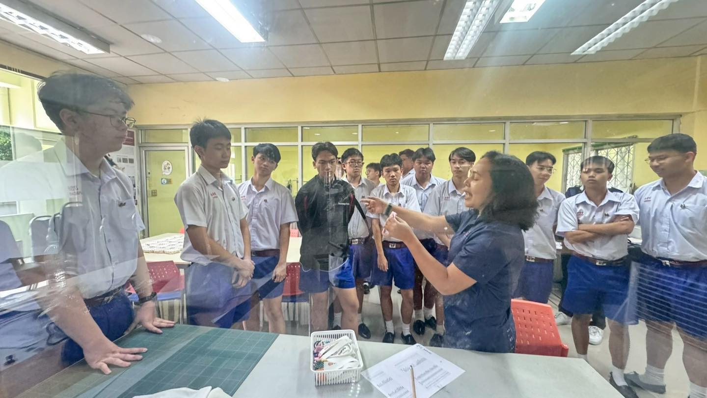 วิศวกรรมสิ่งทอ ต้อนรับ ร.ร.อัสสัมชัญบางรัก Workshop