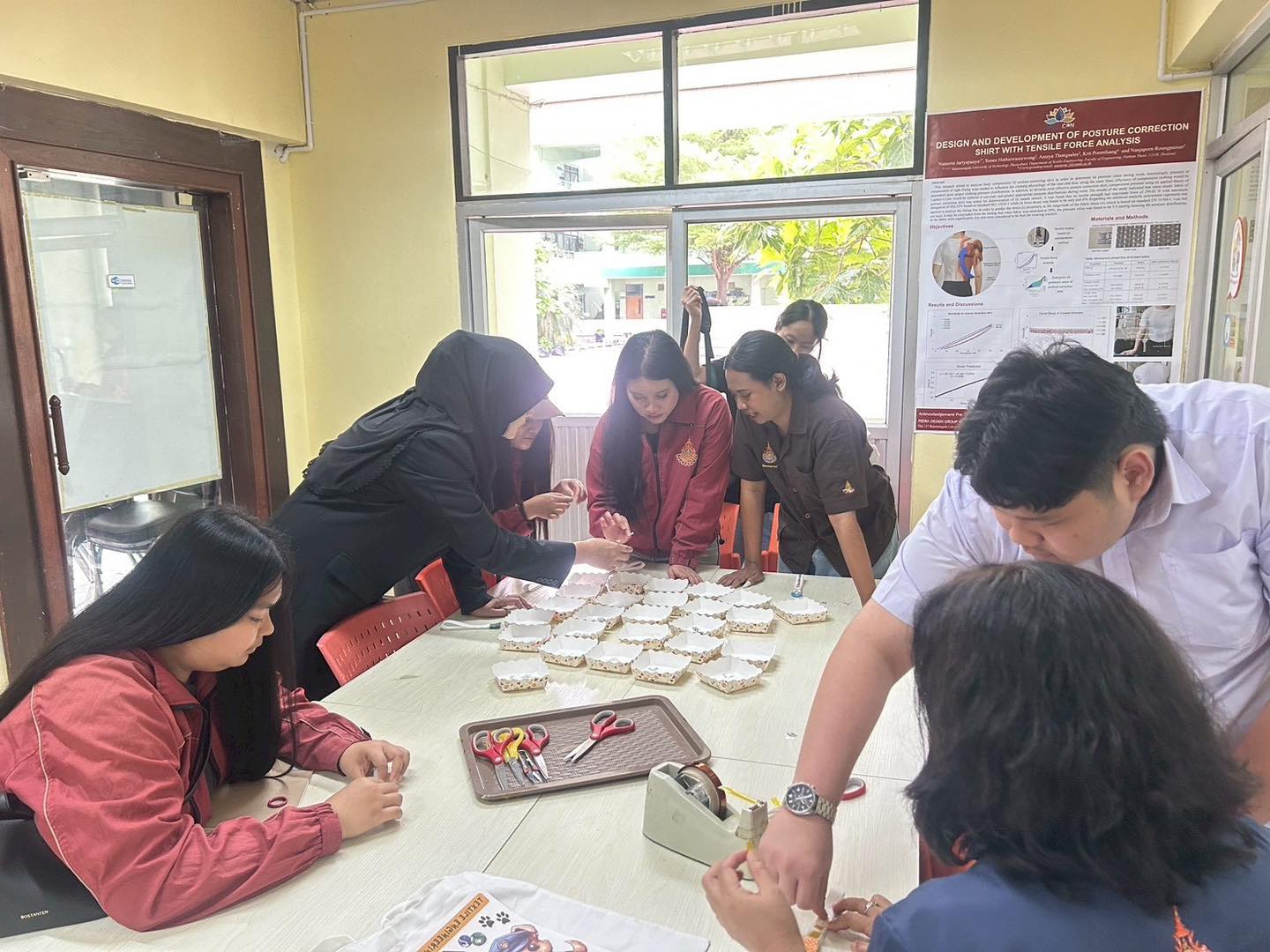 วิศวกรรมสิ่งทอ ต้อนรับ ร.ร.อัสสัมชัญบางรัก Workshop