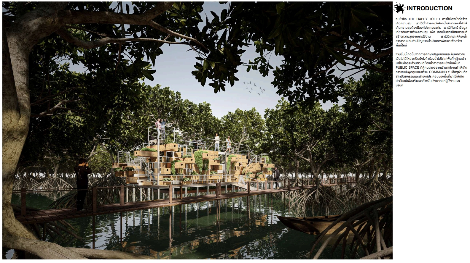 นศ สถาปัตย์ คว้ารางวัลชนะเลิศ อันดับ 2 โครงการประกวดแบบ สุขา สุขี