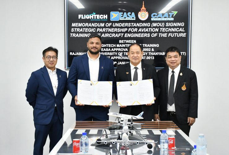 มทร.ธัญบุรี จับมือ Flightech Maintenance Training