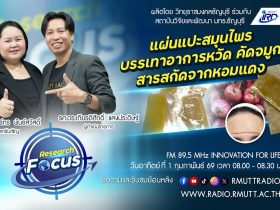 RESEARCH FOCUS EP.60 แผ่นแปะสมุนไพรบรรเทาอาการหวัด คัดจมูกที่มีส่วนผสมของสารสกัดจากหอมแดง