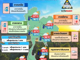 พยากรณ์อากาศ 13 กุมภาพันธ์
