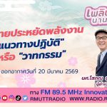 นโยบายประหยัดพลังงาน แนวทางปฏิบัติ หรือ วาทกรรม