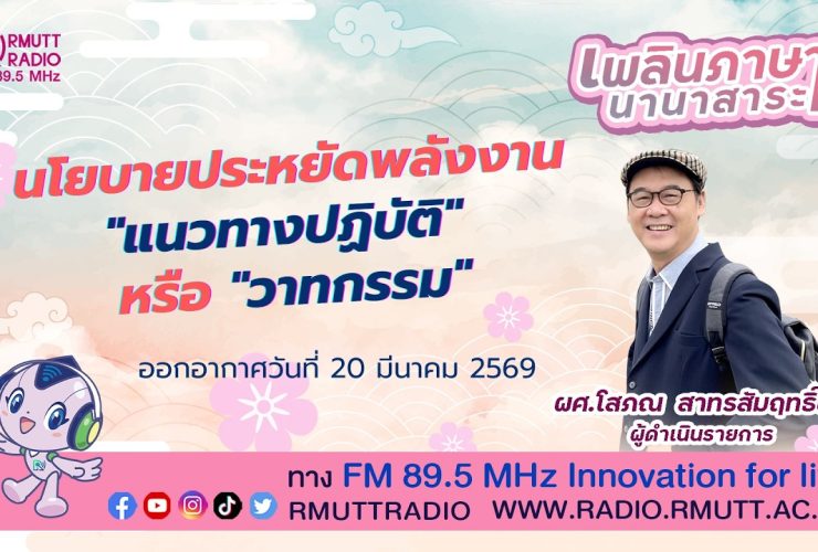 นโยบายประหยัดพลังงาน แนวทางปฏิบัติ หรือ วาทกรรม