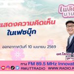 เพลินภาษานานาสาระ L การแสดงความคิดเห็นในเฟซบุ๊ก