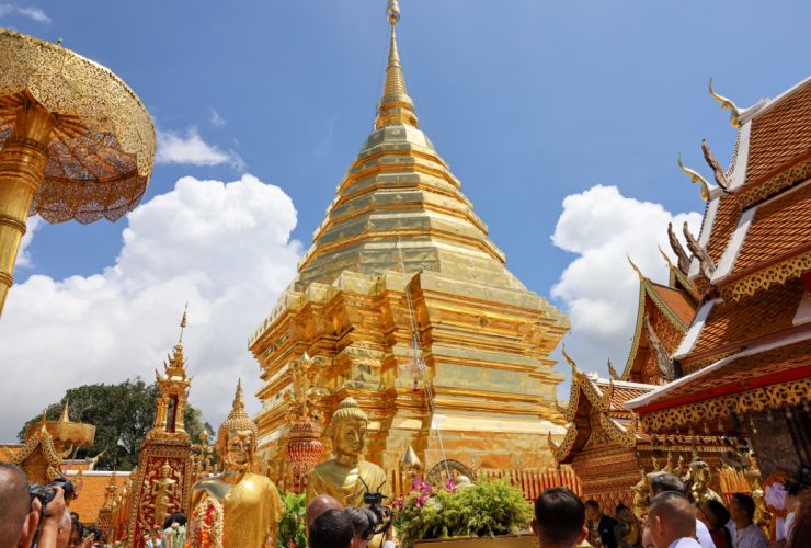 มทร.ล้านนา ร่วมบุญประเพณีเตียวขึ้นดอย