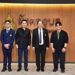 นักศึกษามทร.ธัญบุรี เข้าพบอธิการบดี ก่อนเดินทางศึกษาต่อต่างประเทศ