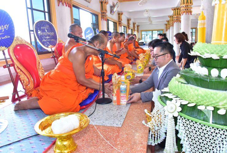 มทร.ธัญบุรี ร่วมสืบสานประเพณีไทย จัดพิธีถวายเทียนพรรษา ประจำปี 2569
