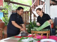 คณะเทคโนโลยีการเกษตร มทร.ธัญบุรี สืบสานภูมิปัญญากะละแมชาวมอญ