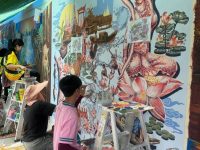นักศึกษา มทร.รัตนโกสินทร์ คว้ารางวัลชมเชยการประกวดวาดภาพฝาผนัง