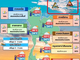 พยากรณ์อากาศ 10 สิงหาคม