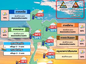 พยากรณ์อากาศ 12 สิงหาคม