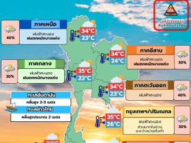 พยากรณ์อากาศ 25 สิงหาคม