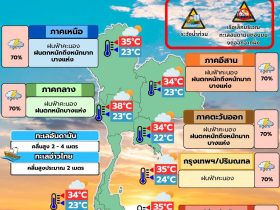 พยากรณ์อากาศ 6 สิงหาคม