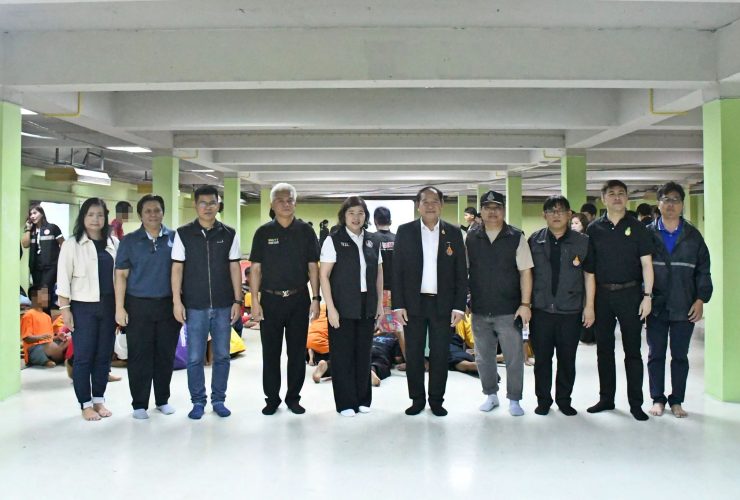 มทร.ธัญบุรี ตรวจความพร้อมที่พักชั่วคราว รองรับเยาวชนผู้ประสบอุทกภัย