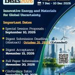 EMSES 2026 เปิดเวทีนักวิจัยไทยสู่ระดับนานาชาติ
