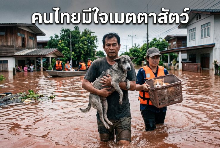คนไทยมีใจเมตตาต่อสัตว์