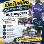 ชมรมครูอาสา ราชมงคลธัญบุรี กับ โครงการครูอาสาจากพี่สู่น้อง ครั้งที่