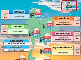 พยากรณ์อากาศ 9 ตุลาคม